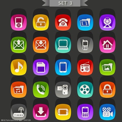 電子產(chǎn)品圖標(biāo) 科技與美學(xué)的視覺橋梁